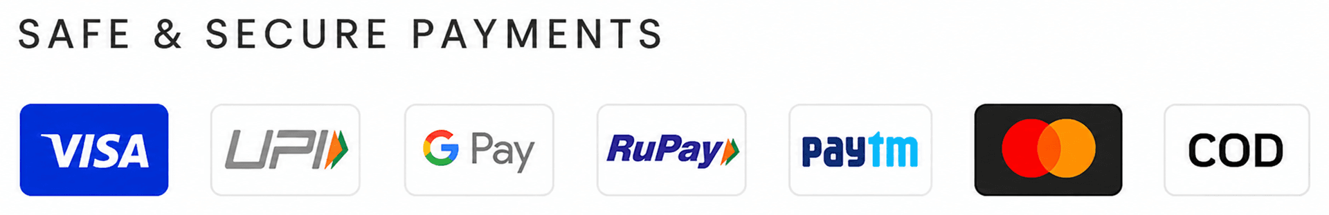 Safe & Secure Payments